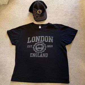 Bundle: t-shirt & hat.